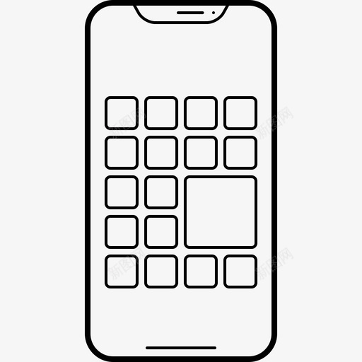 多个应用程序应用程序智能手机图标svg_新图网 https://ixintu.com 多个应用程序 应用程序 智能手机
