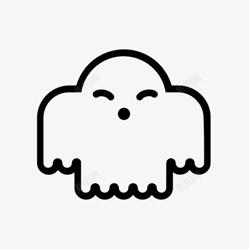 鬼魂幻影幽灵图标svg_新图网 https://ixintu.com 健康的空气 幻影 幽灵 鬼魂