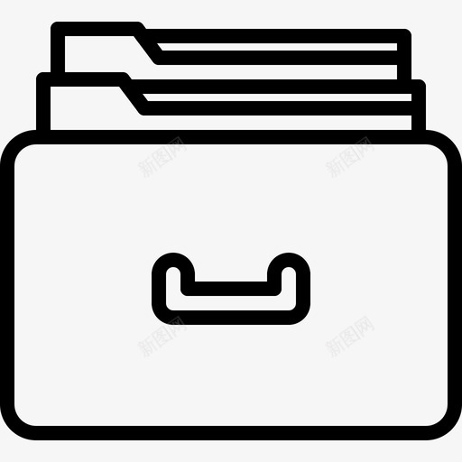 存储库业务数据图标svg_新图网 https://ixintu.com 业务 存储库 数据 文件夹 文档