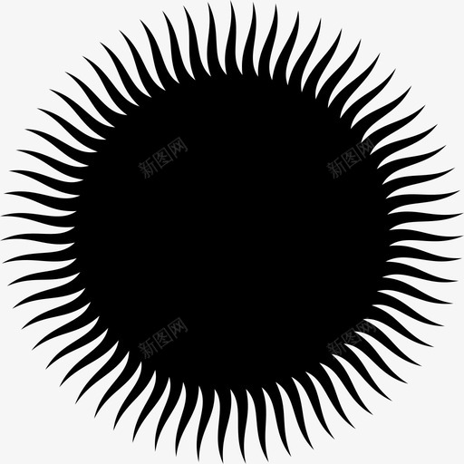 太阳炎热夏天图标svg_新图网 https://ixintu.com 夏天 太阳 太阳爆发 炎热 阳光