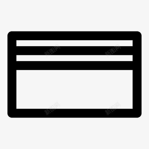 信用卡商业债务卡图标svg_新图网 https://ixintu.com 信用卡 债务卡 商业 支付 网络