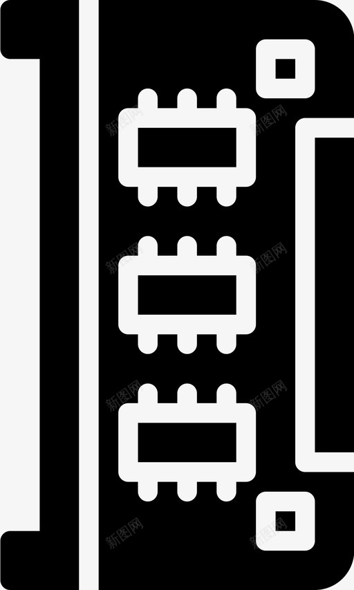 ram设备小工具图标svg_新图网 https://ixintu.com Pretycons设备vol1solid ram 小工具 技术 电话 设备