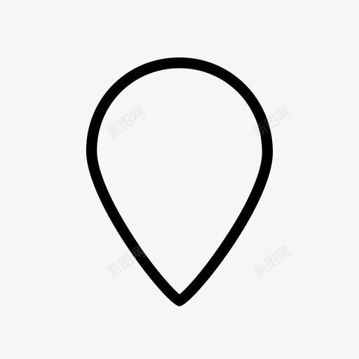 地图标记地理定位图钉svg_新图网 https://ixintu.com 图钉 地图标记 地理定位
