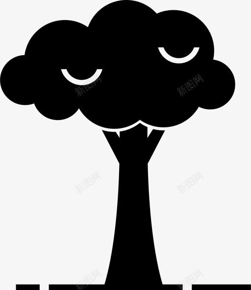 树木生态环境图标svg_新图网 https://ixintu.com 树木 植物 环境 生态 绿化