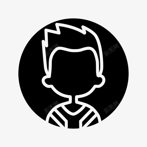 化身儿童身份照片图标svg_新图网 https://ixintu.com 个人资料 化身儿童 图片 照片 身份
