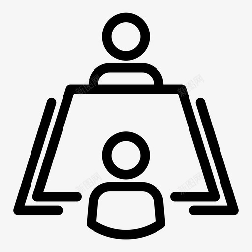 会议b2c消费者图标svg_新图网 https://ixintu.com b2c 会议 员工 沟通 消费者 营销