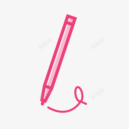 eyeliner 眼线笔svg_新图网 https://ixintu.com eyeliner 眼线笔 eyeliner 眼线笔 美妆 线性 扁平 多色 简约