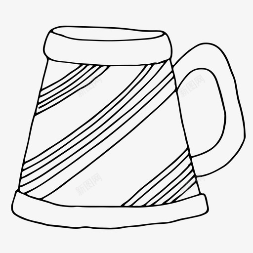茶杯饮料玻璃杯图标svg_新图网 https://ixintu.com 手绘 玻璃杯 盘子 茶杯 餐具 饮料