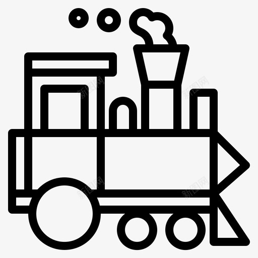 火车探险公园图标svg_新图网 https://ixintu.com 公园 探险 火车 玩具 铁路