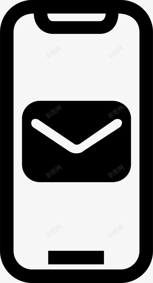智能手机应用程序电子邮件图标svg_新图网 https://ixintu.com 应用程序 智能手机 智能手机图标 消息 电子邮件 电子邮件应用程序
