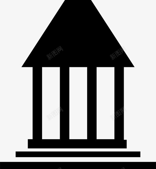 礼拜场所建筑露台图标svg_新图网 https://ixintu.com 建筑 清真寺 礼拜场所 露台