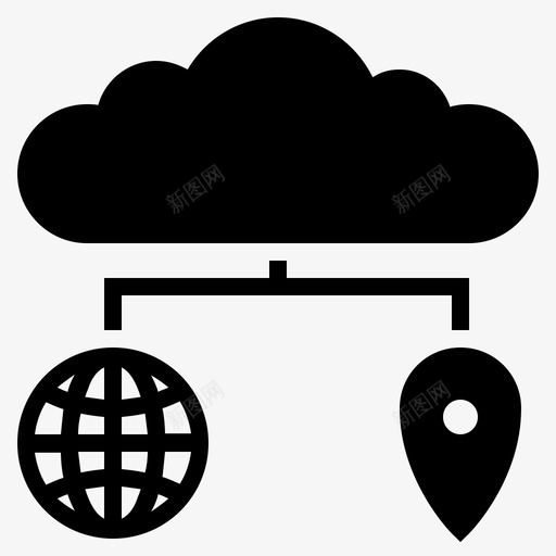 地理定位gps本地搜索引擎优化图标svg_新图网 https://ixintu.com gps 在线地图 地理定位 本地搜索引擎优化