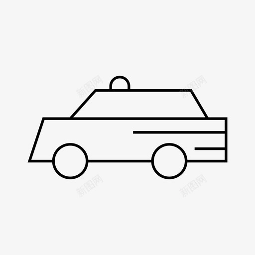 警车巡逻车军车图标svg_新图网 https://ixintu.com 军车 巡逻车 警车