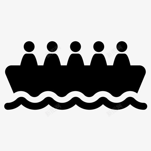 难民逃亡移民图标svg_新图网 https://ixintu.com 移民 逃亡 难民