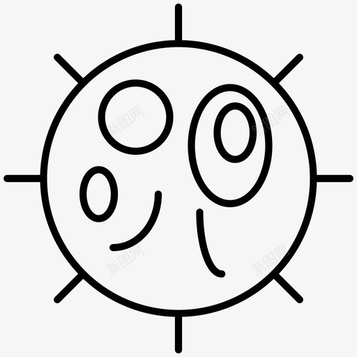 疾病细菌艾滋病毒图标svg_新图网 https://ixintu.com 疾病 病毒 细菌 细菌和病毒 艾滋病毒