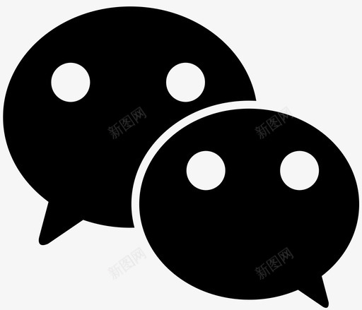 微信好友svg_新图网 https://ixintu.com 微信好友
