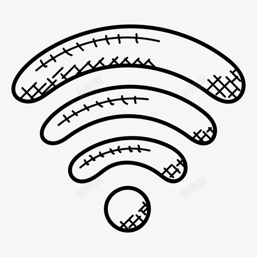 热点蜂窝网络互联网连接图标svg_新图网 https://ixintu.com wifi 互联网连接 媒体涂鸦图标 无线接入点 热点 蜂窝网络