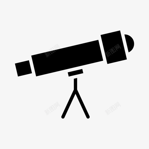 望远镜科学恒星图标svg_新图网 https://ixintu.com 总结 恒星 技术 望远镜 科学 科学和技术