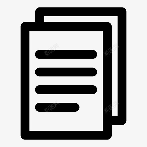 文件复制复制粘贴文件图标svg_新图网 https://ixintu.com 复制粘贴 文件 文件复制 界面 纸张