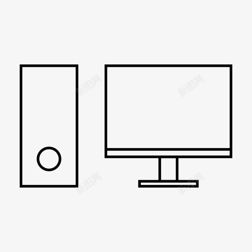 计算机cpu技术图标svg_新图网 https://ixintu.com cpu 工具 工厂 技术 硬件生产线 计算机