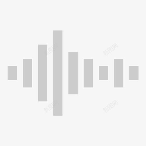 音乐波声音声波图标svg_新图网 https://ixintu.com 声波 声音 音乐波