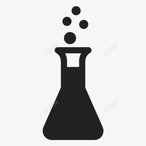 化学玻璃化学烧瓶锥形烧瓶图标svg_新图网 https://ixintu.com 化学烧瓶 化学玻璃 锥形烧瓶