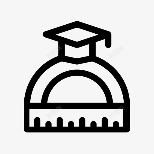 尺子量角器固定式图标svg_新图网 https://ixintu.com 固定式 尺子 量角器