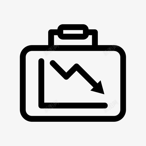 包公文包图表图标svg_新图网 https://ixintu.com 公文包 包 图表