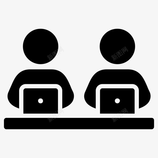 工作员工办公室图标svg_新图网 https://ixintu.com 人员 办公室 员工 工作 开放空间
