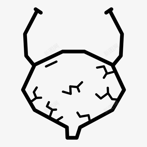 膀胱人体器官内脏图标svg_新图网 https://ixintu.com 人体器官 人体器官自我风格 内脏 泌尿外科 膀胱