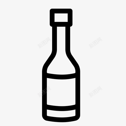 辣酱瓶子玻璃杯图标svg_新图网 https://ixintu.com 玻璃杯 瓶子 辣酱