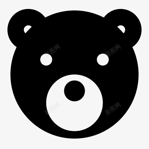 泰迪熊朋友毛茸茸的图标svg_新图网 https://ixintu.com 动物 哺乳动物 尼斯 朋友 毛茸茸的 泰迪熊 玩具