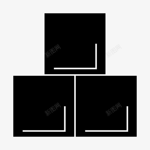包装盒子箱子图标svg_新图网 https://ixintu.com 包装 容器 工具 电子商务 盒子 箱子