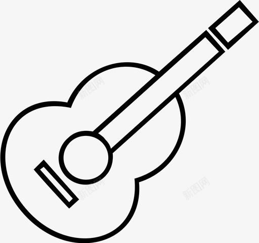 吉他八音乐剧图标svg_新图网 https://ixintu.com 八 吉他 声音 音乐剧 音符