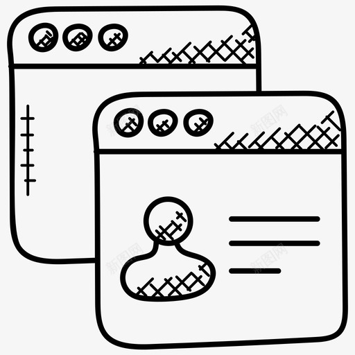 web帐户登录页web辅助功能图标svg_新图网 https://ixintu.com web帐户 web开发人员 web管理员 web辅助功能 登录页 项目管理涂鸦图标