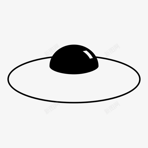 煎鸡蛋早餐蛋黄图标svg_新图网 https://ixintu.com 早餐 煎蛋 煎鸡蛋 美食 蛋黄 食物