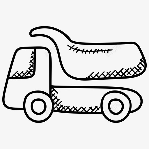 运输卡车自卸汽车废料图标svg_新图网 https://ixintu.com 废料 建筑涂鸦图标 自卸汽车 运输卡车