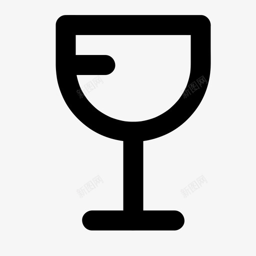 喝酒干杯杯子图标svg_新图网 https://ixintu.com 喝酒 干杯 杯子 酒