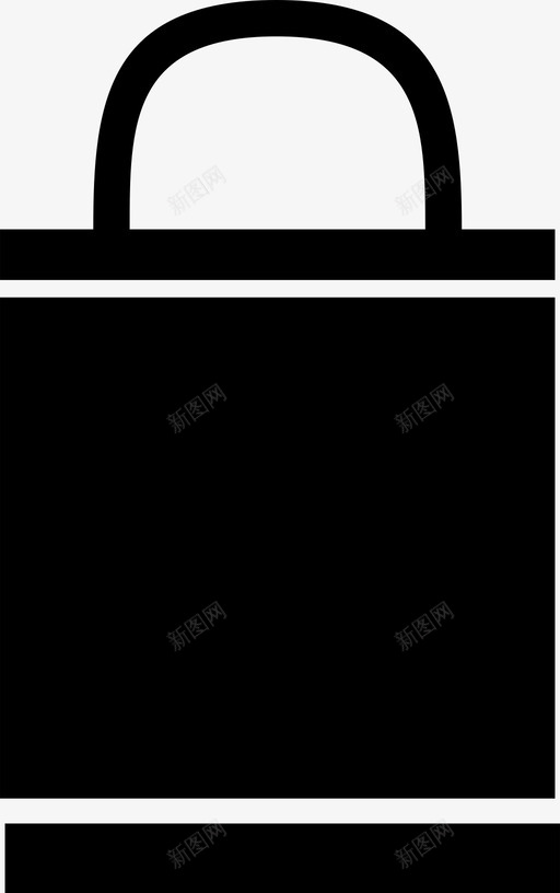 手袋杂货袋购物袋图标svg_新图网 https://ixintu.com 手袋 杂货袋 购物袋
