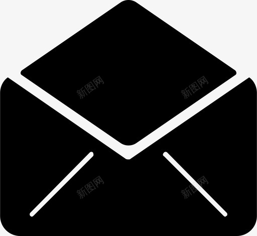 消息应用程序电子邮件图标svg_新图网 https://ixintu.com 应用程序 智能手机图标 消息 电子邮件 电子邮件应用程序