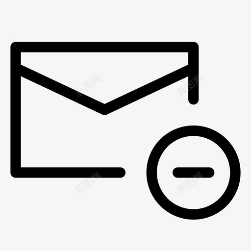 删除电子邮件取消删除图标svg_新图网 https://ixintu.com 删除 删除电子邮件 取消 电子邮件行