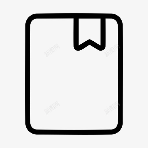 书签收藏夹标记图标svg_新图网 https://ixintu.com 书签 收藏夹 标记 随机ui行
