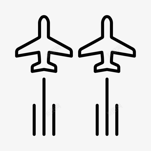 航展空中交通管制飞机图标svg_新图网 https://ixintu.com 机场 空中交通管制 航展 航空 飞机 飞行