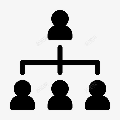 组织等级领导图标svg_新图网 https://ixintu.com 团队 等级 管理 组织 组织牢固 领导