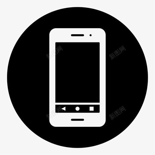 安卓手机手机iphone图标svg_新图网 https://ixintu.com iphone 安卓手机 手机 手机状态 智能手机