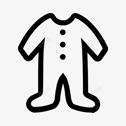 婴儿服svg_新图网 https://ixintu.com 婴儿服