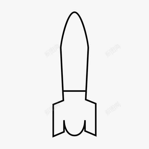 火箭军用飞机图标svg_新图网 https://ixintu.com 军事 军用 太空 战争 武器 火箭 飞机