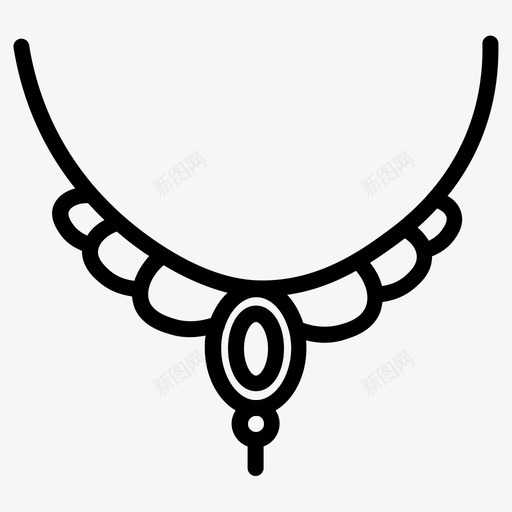 采购产品项链珠宝珠宝展示图标svg_新图网 https://ixintu.com jewerly 女式时装 珍珠 珠宝 珠宝展台 珠宝展示 采购产品项链