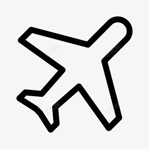 飞机空中客车飞行图标svg_新图网 https://ixintu.com 接口 空中客车 飞机 飞行
