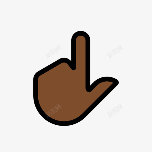 finger point click 01.3svg_新图网 https://ixintu.com finger point click 01.3